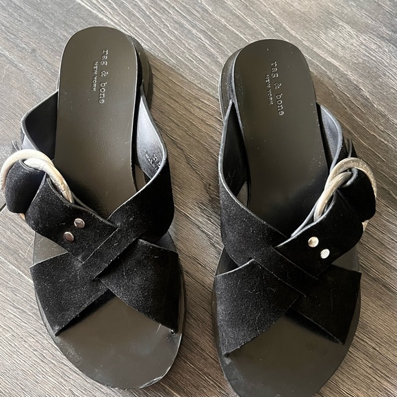 Rag & Bone buckle sandals size 37.5 - Picture 5 of 6